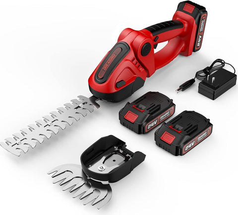 Dragro 24V grass shears in action for precise lawn edging and clean grass cuts.