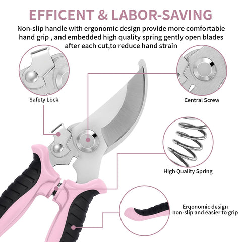 Drametic+ stainless steel blades resisting corrosion for durable cuts.