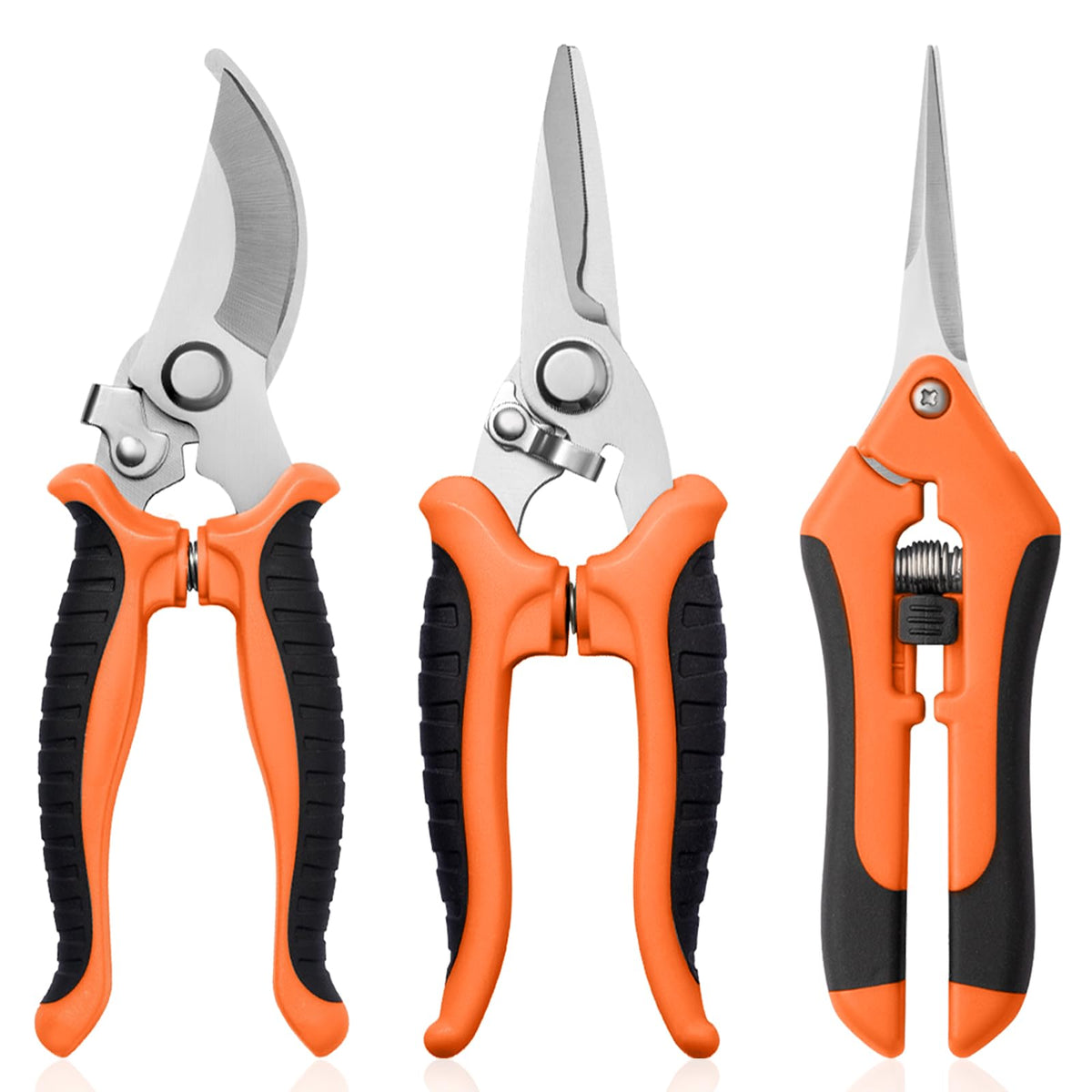 Drametic+ garden pruning shears with ergonomic handle for comfortable grip