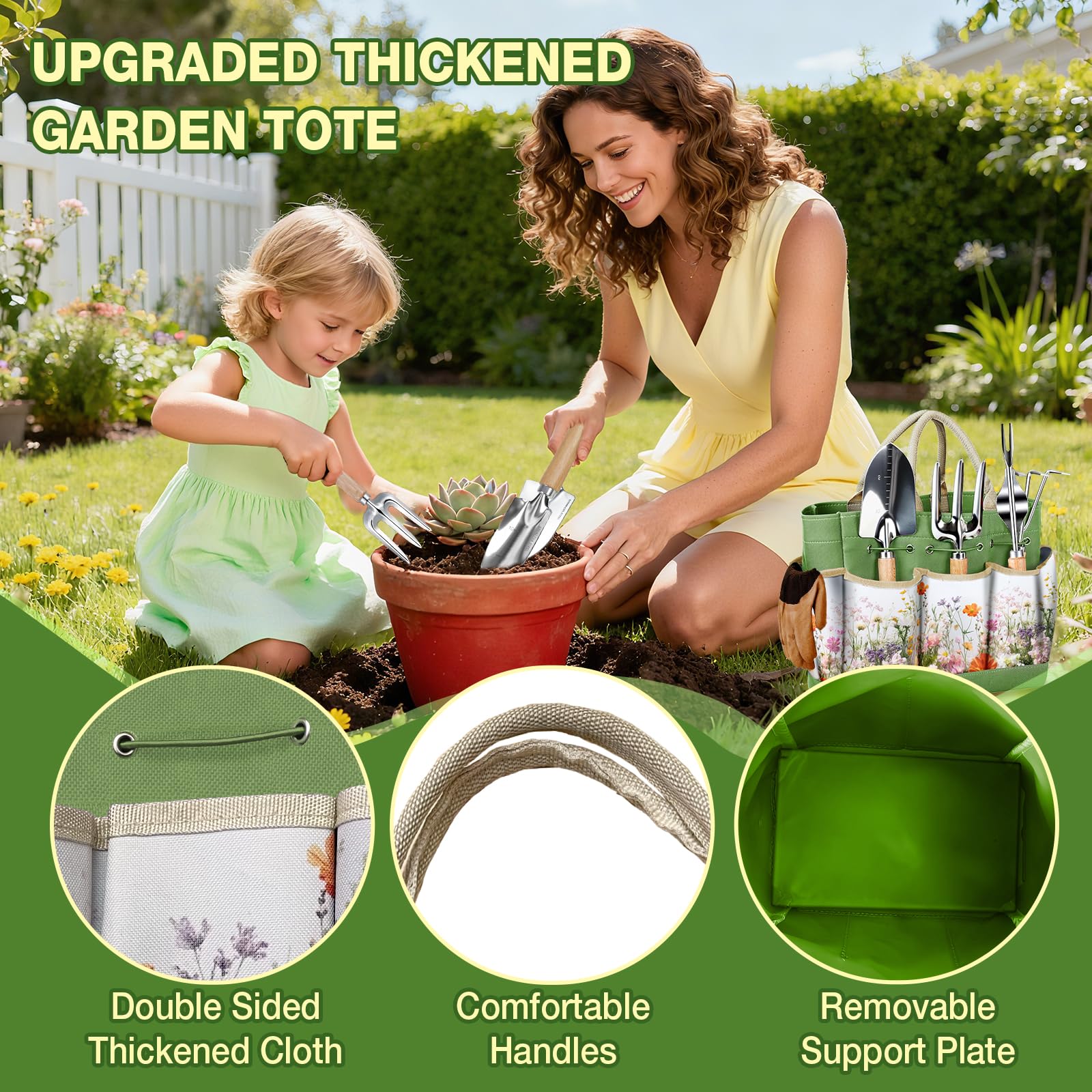 Drametic+ heavy-duty stainless steel tools built for long-lasting garden tasks.