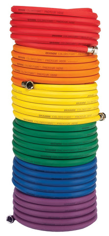 Dramm ColorStorm nickel-plated coupling close-up emphasizing durability.