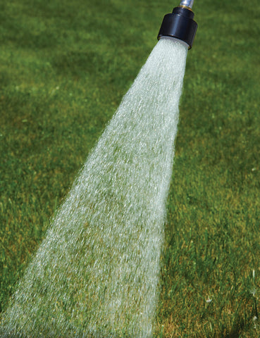 Dramm foam grip 8-inch handle keeps watering comfortable and slip-free.