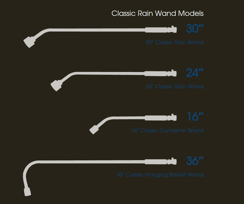 Dramm 30-inch wand reaches hanging baskets and beds with ease.