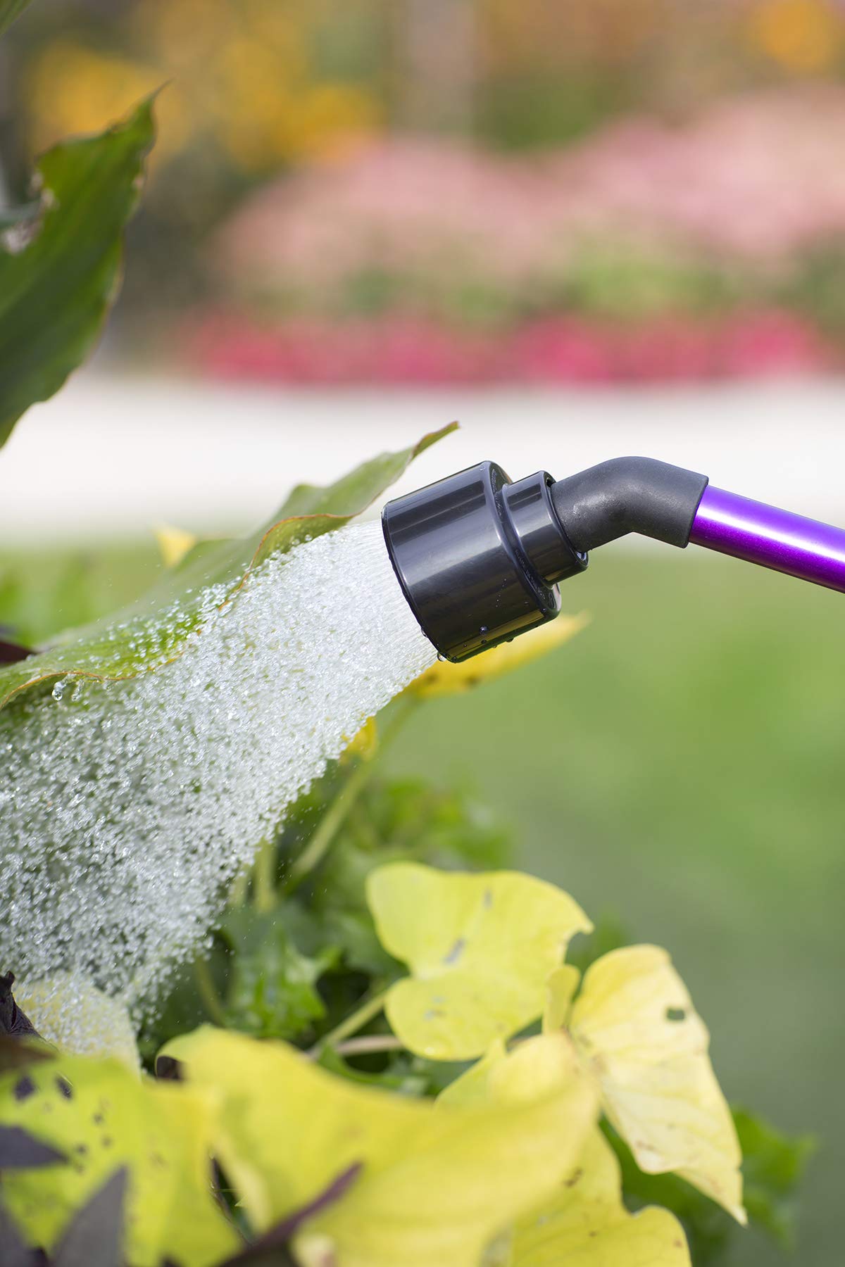 Dramm rain wand color options shown for easy color coordinated hoses.