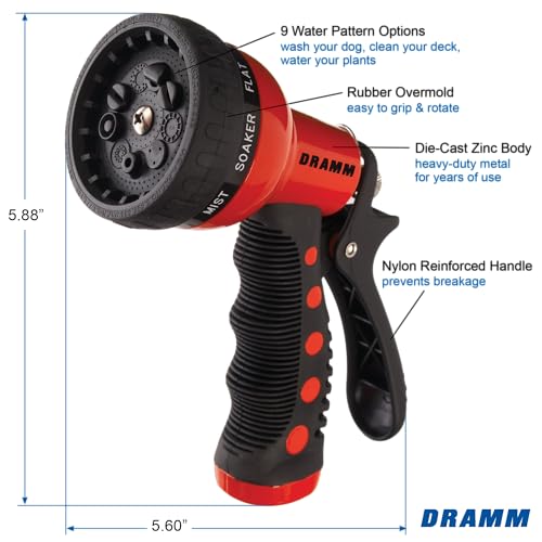 Dramm Revolver heavy-duty metal body designed for durability and long-term use.