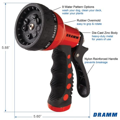 Dramm Revolver heavy-duty metal body designed for durability and long-term use.