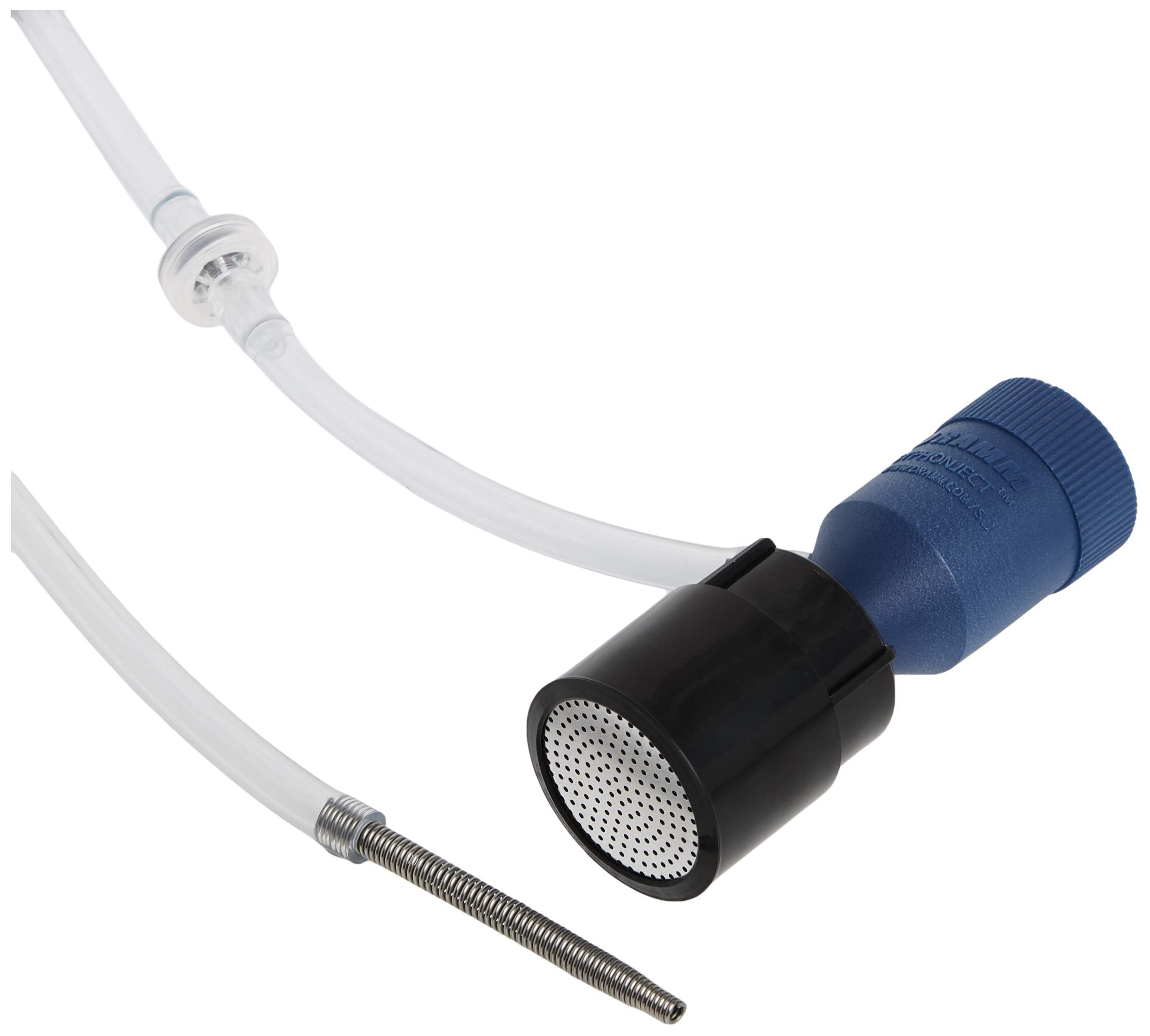 Dramm Syphonject mixer dilutes concentrate at 20:1 as you water for efficient feeding.