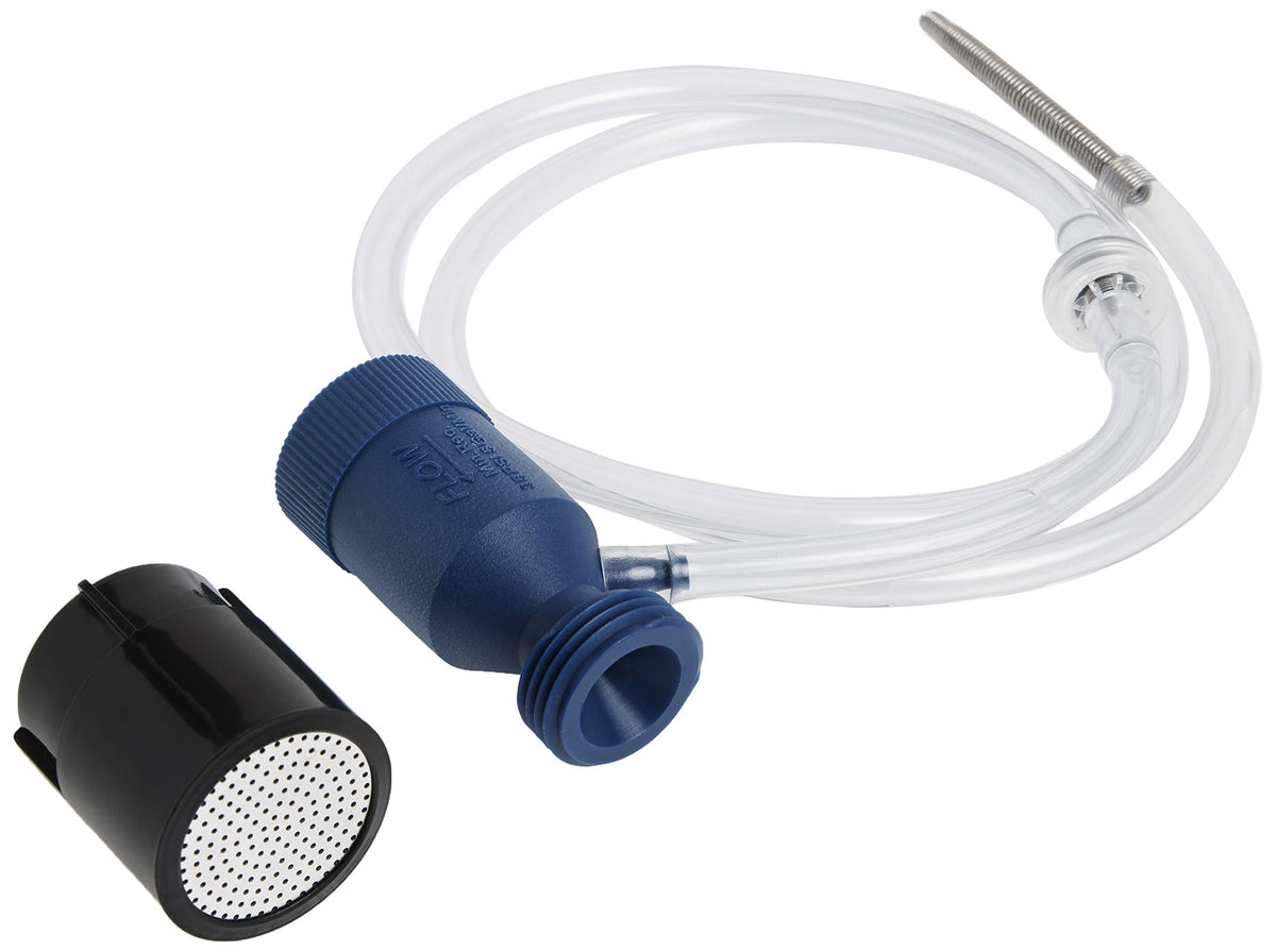 Dramm Syphonject siphon mixer with external check valve for reliable backflow prevention during watering.