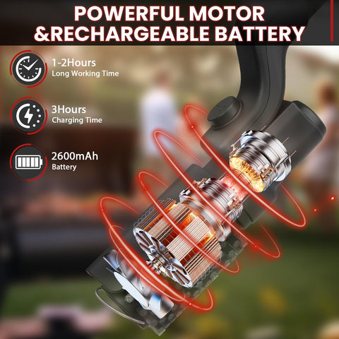 Drayvorx Electric Grill Brush with 3-speed control for customizable cleaning.