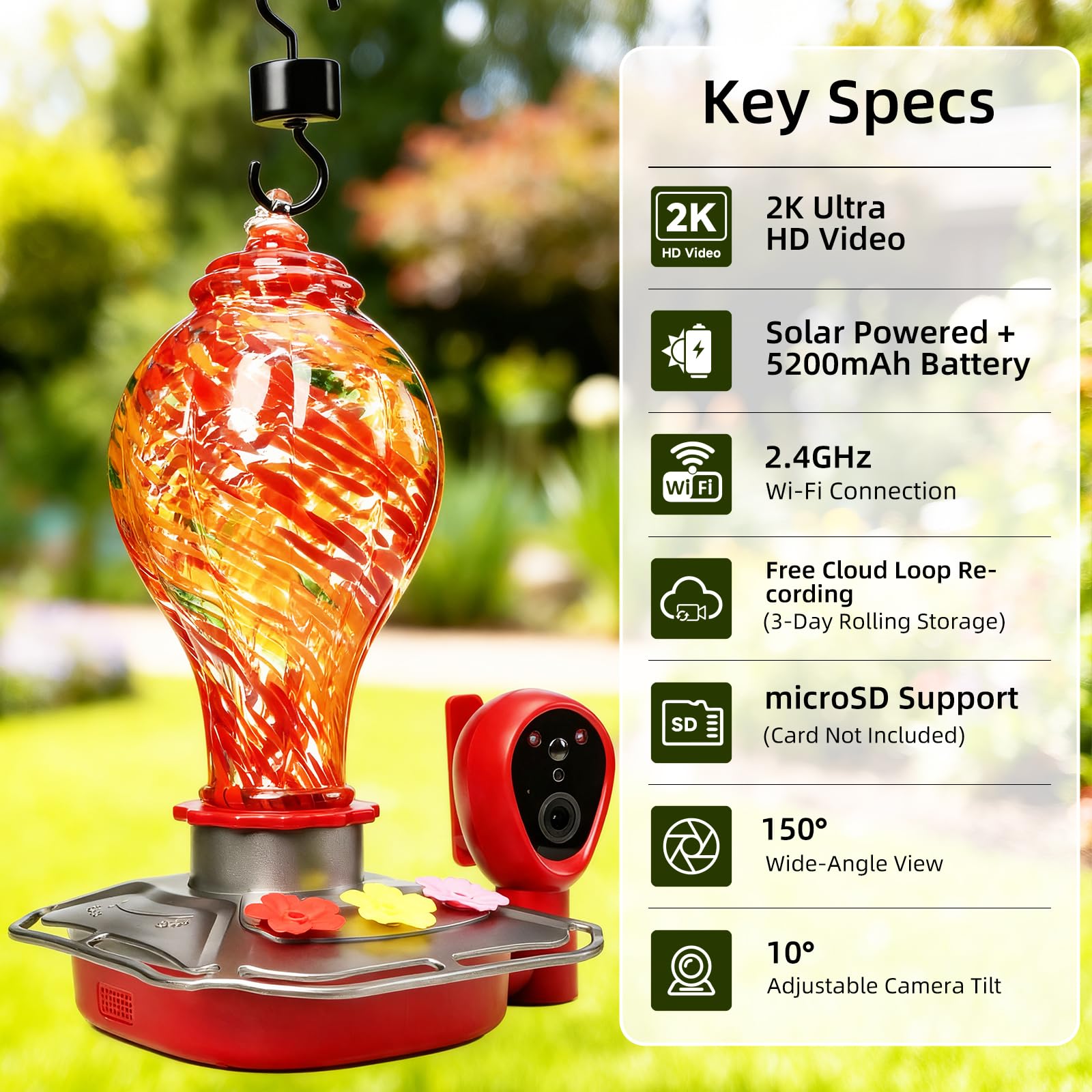 Auto nectar monitoring sends refill reminders for uninterrupted feeding