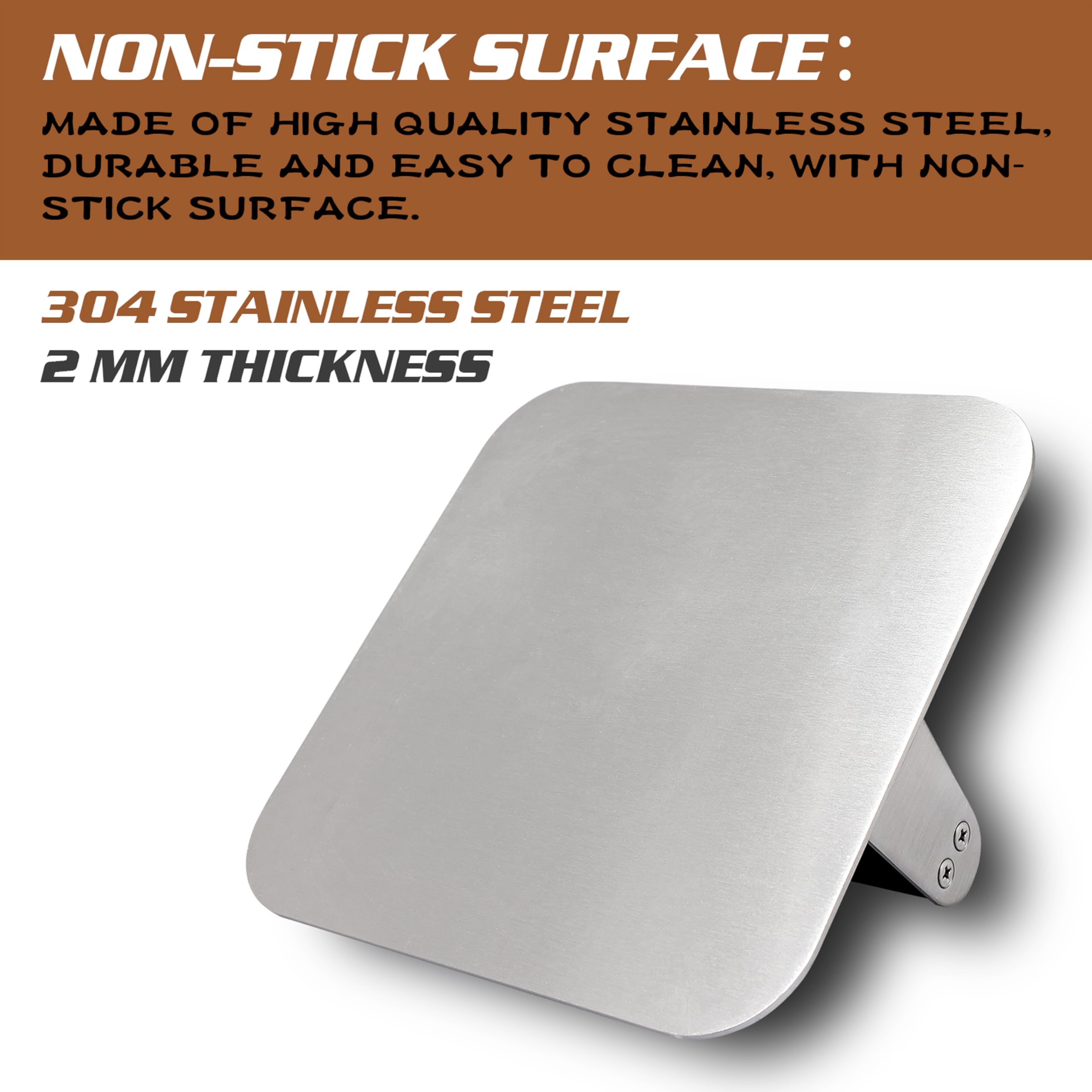Dr.Camp stainless steel press perfect for outdoor BBQ parties and gatherings.