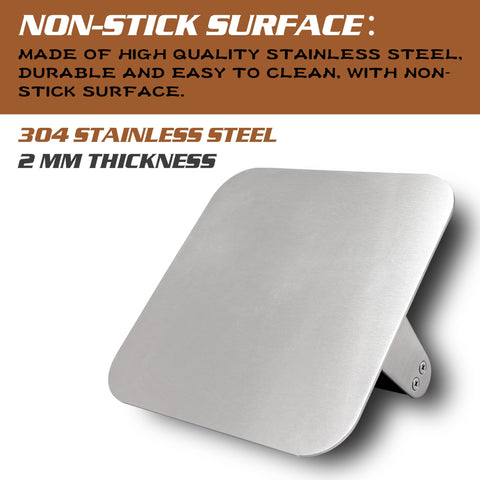 Dr.Camp stainless steel press perfect for outdoor BBQ parties and gatherings.