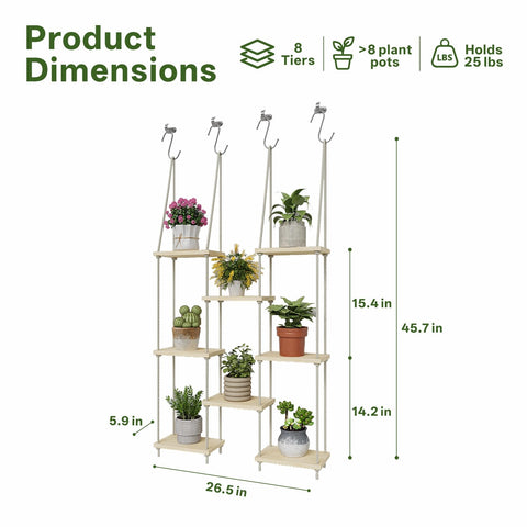 Drconox Indoor Plant Display brings greenery to windows, shelves, and corners.
