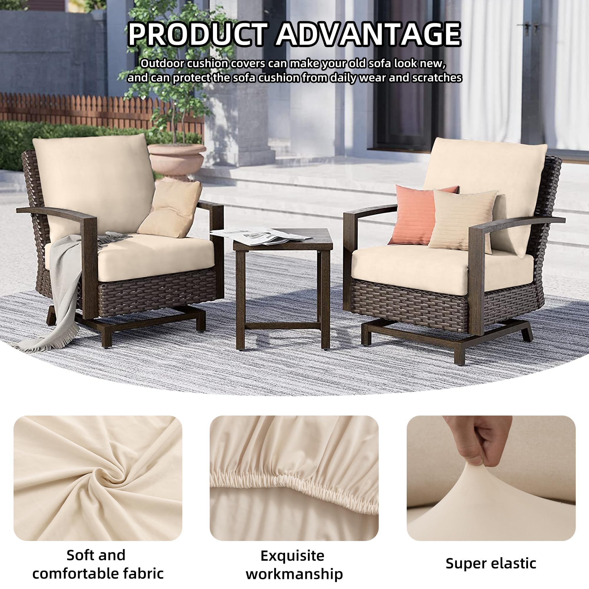DREAHOTEXTIL cushion cover refreshes outdoor spaces with quick, stylish updates.