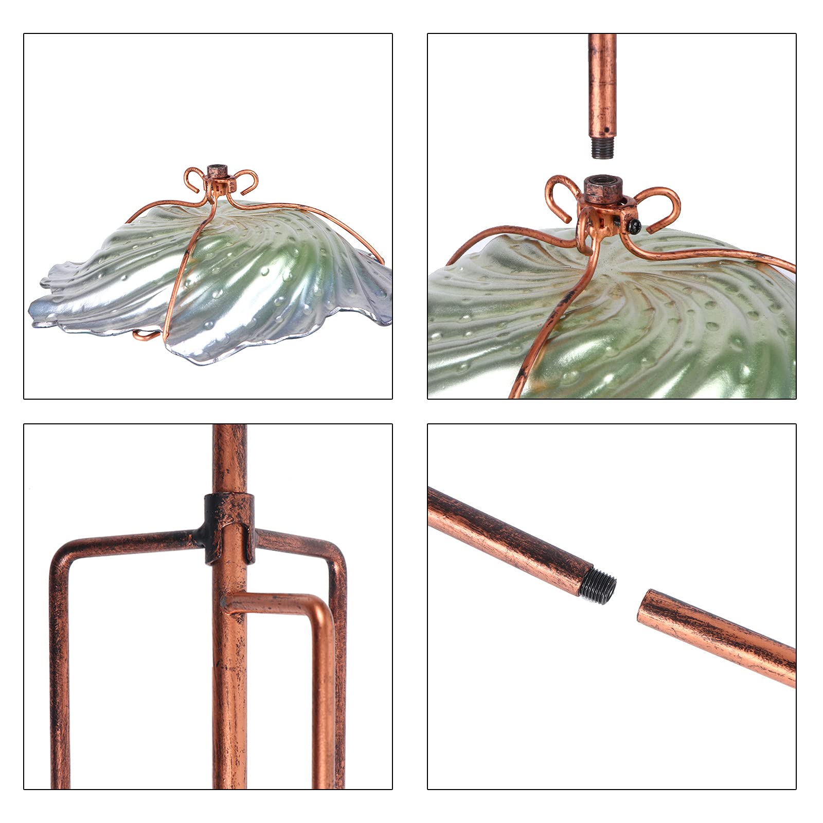 DREAM GARDEN decorative bird bath enhances yard ambiance and attracts birds