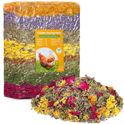 DreamdaMoonnly chicken nesting box herbs packaging preserves freshness for a vibrant coop.