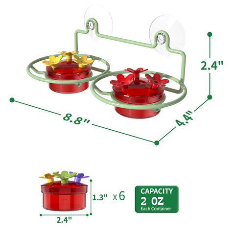Dreamdrawer easy-clean design with wide mouths for quick refills and cleaning.