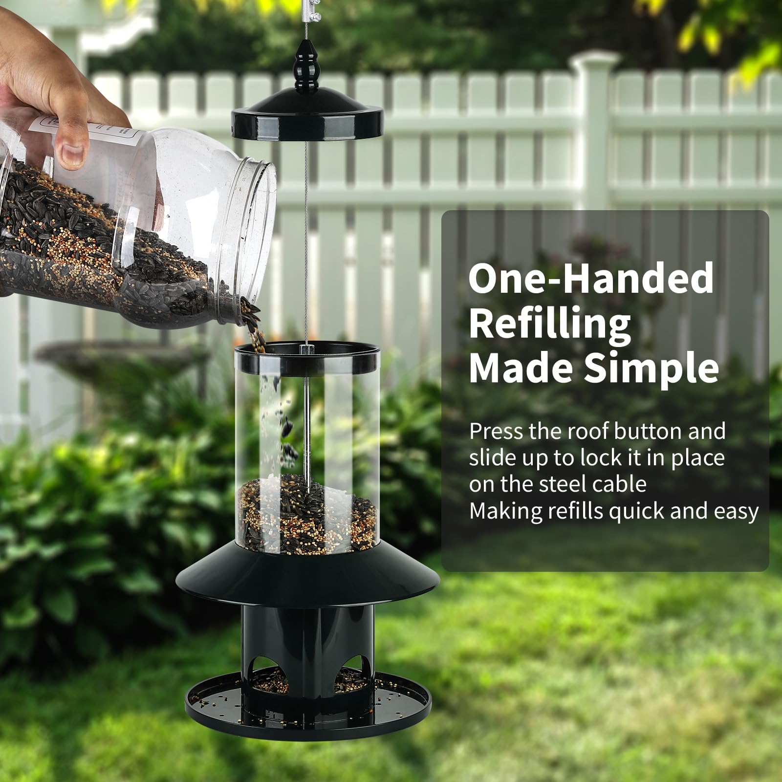 Dreamdrawer one-handed refill enables quick top ups without fuss.