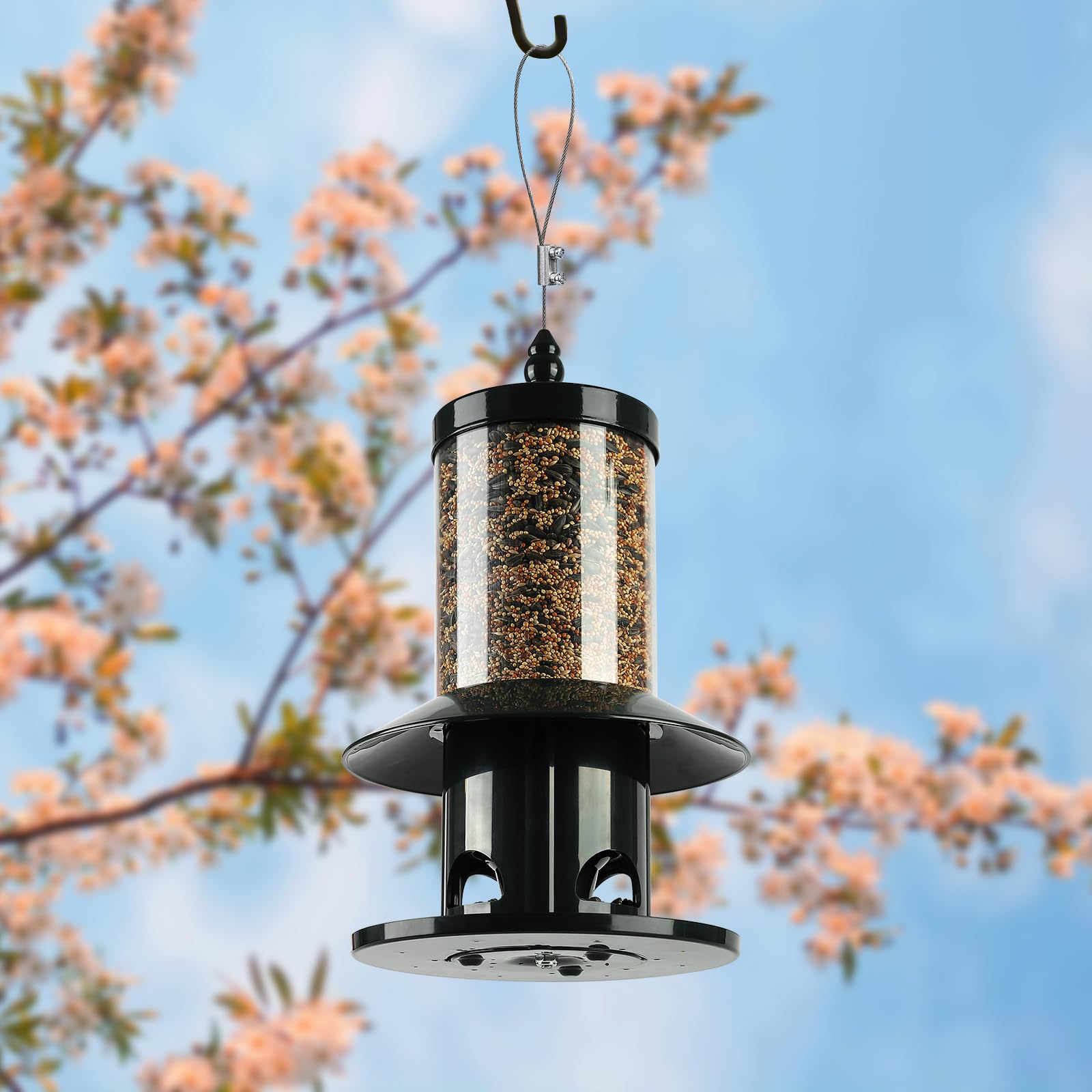 Dreamdrawer steel cable mounting offers sturdy outdoor hanging.