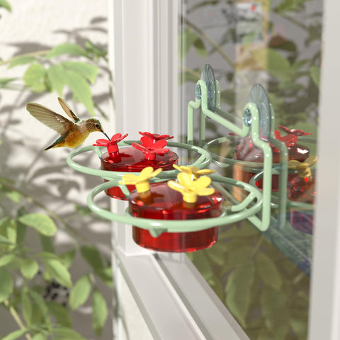 Dreamdrawer window feeder shown as a thoughtful gift for nature lovers.