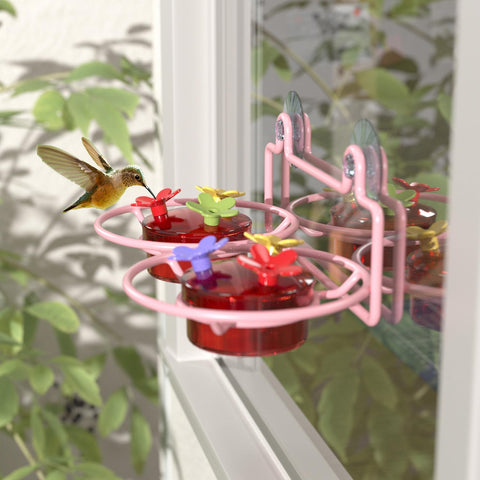 Dreamdrawer two 2-ounce nectar containers allow quick refills without frequent trips.