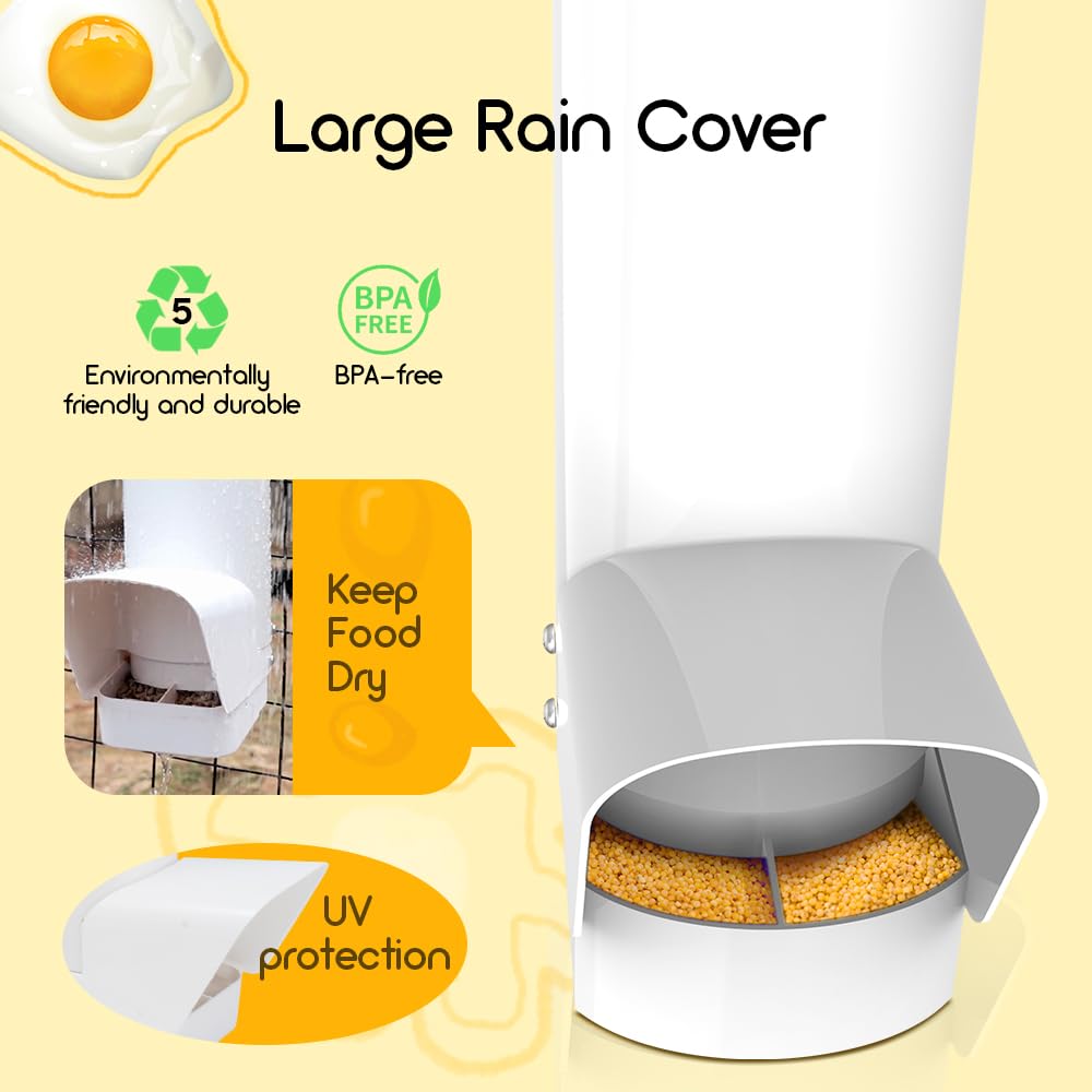 DreameHill PVC tube keeps feed clean and reduces refills