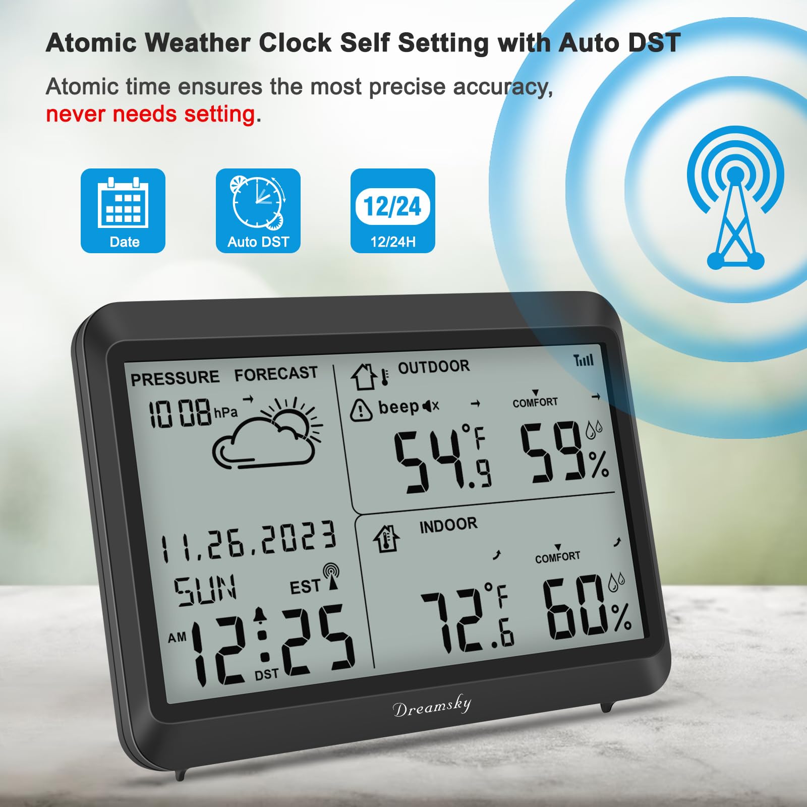 DreamSky max/min records track daily extremes for planning activities