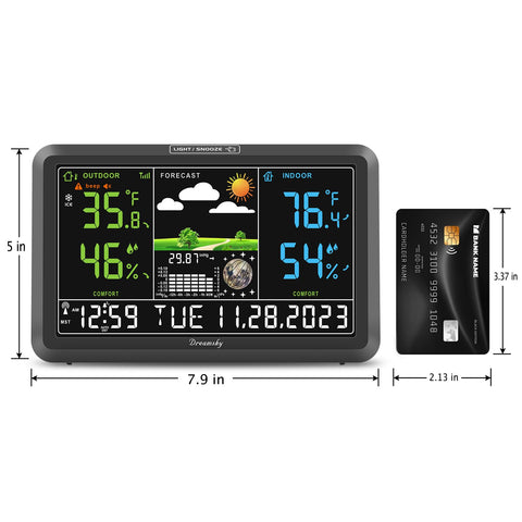 DreamSky plug-in power adapter keeps the display steady