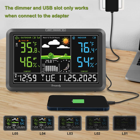 DreamSky USB port for convenient device charging and power support.