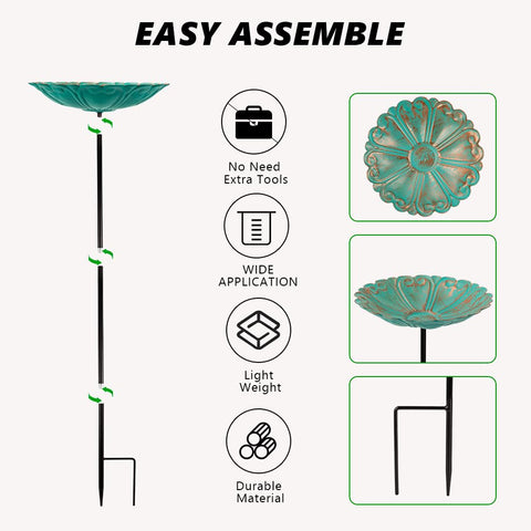 DREAMSOUL durable metal construction resists weather and wear for outdoor use.