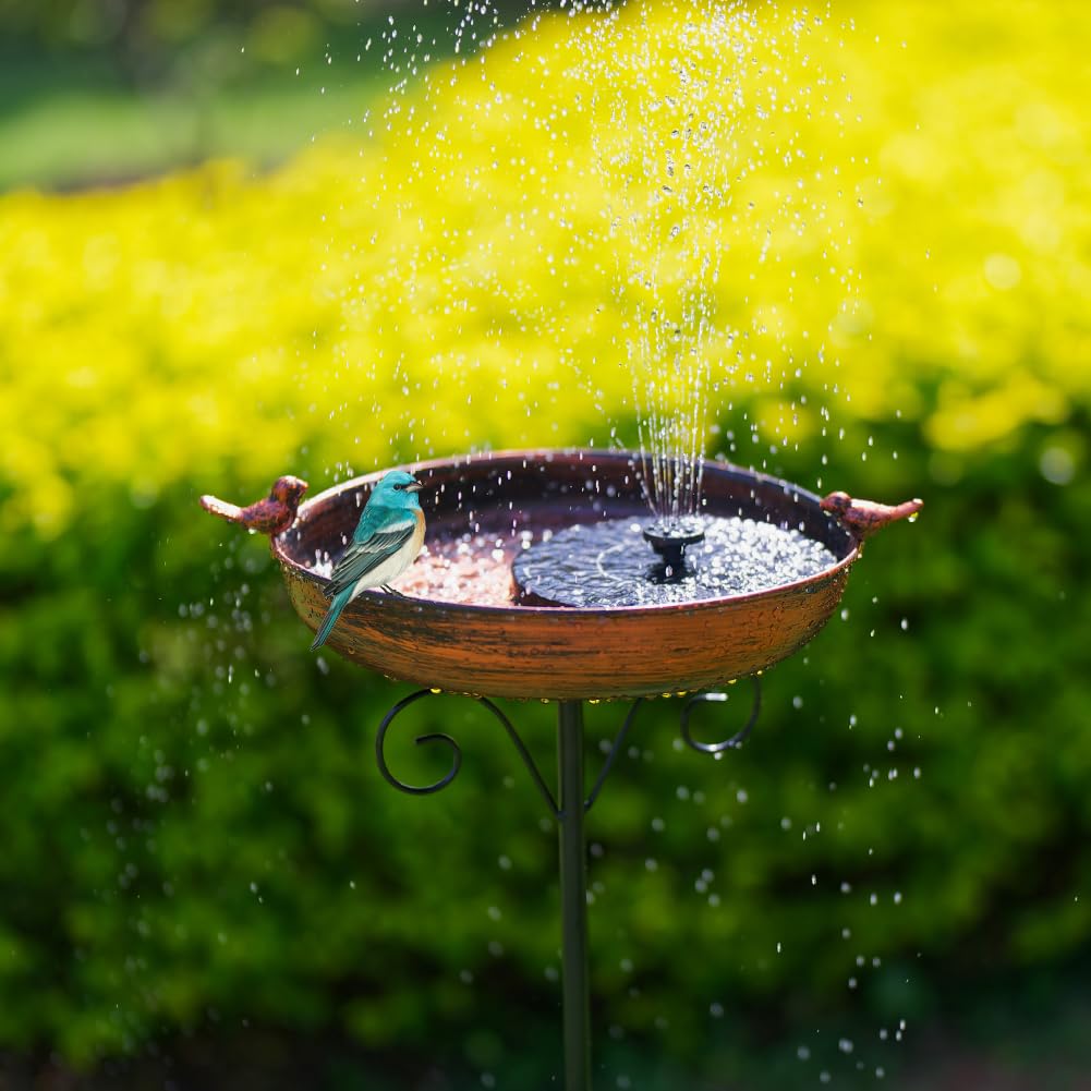 DREAMSOUL garden spot setup invites birds to visit near shrubs