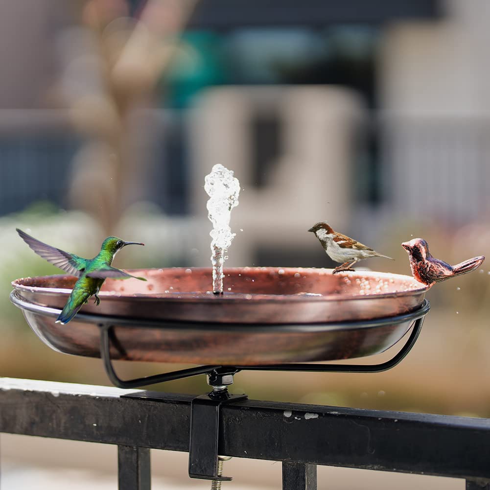 DREAMSOUL bird bath enhances balconies, patios, and gardens while attracting wildlife