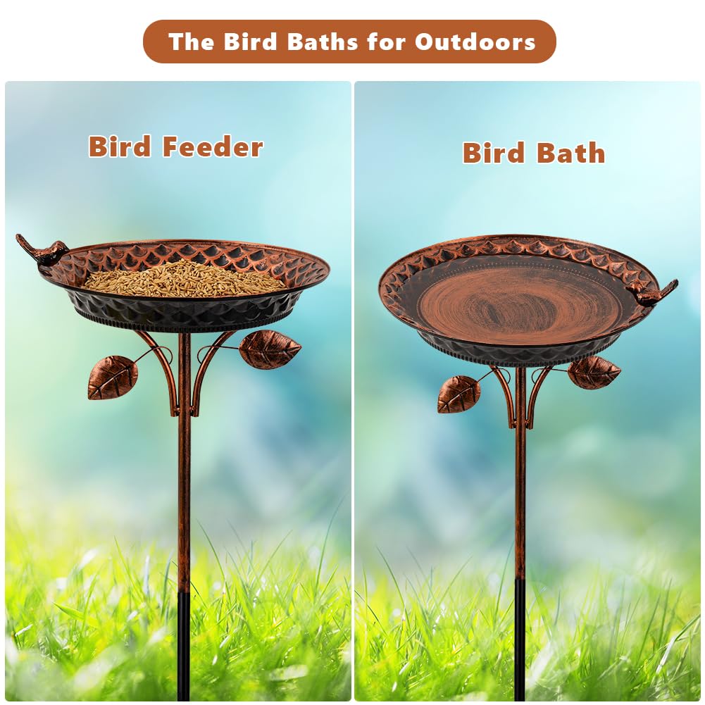 Dreamysoul gift-ready bird bath makes a thoughtful present for nature lovers.