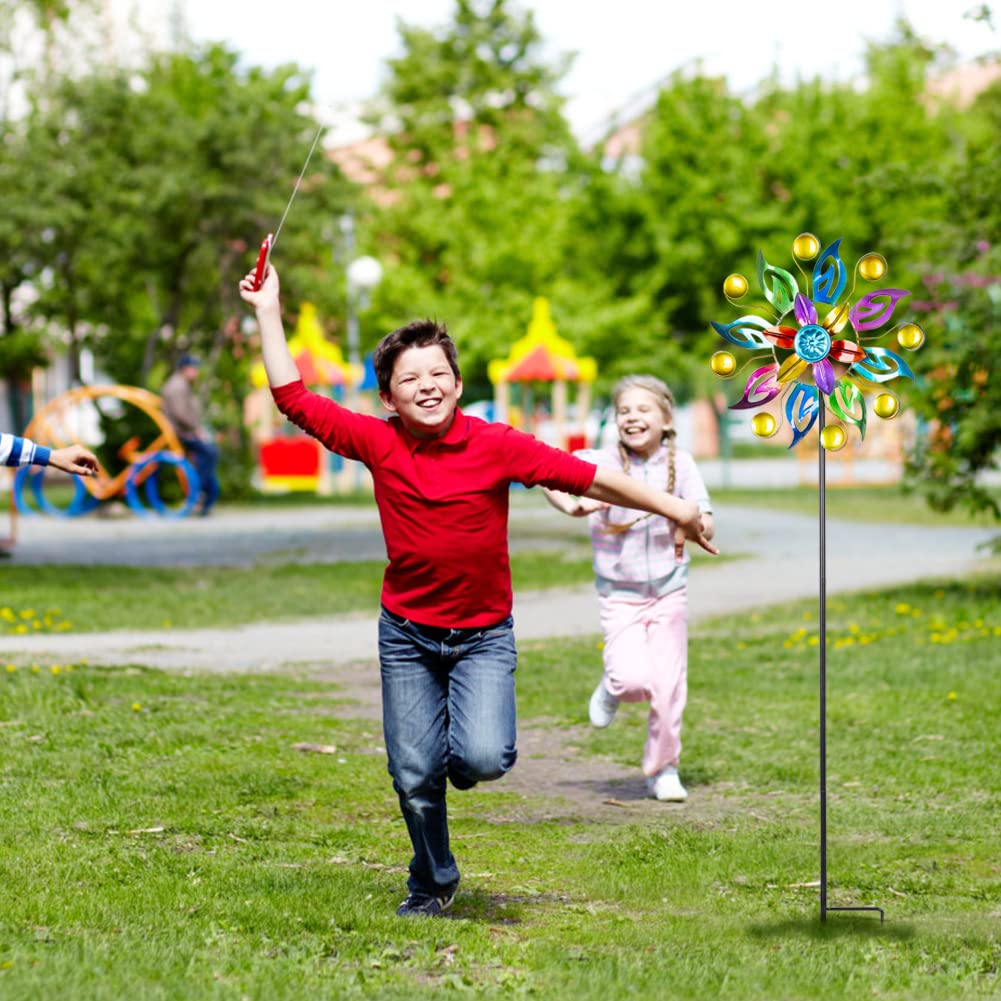 Dreamysoul yard art brings cheerful movement to gardens.