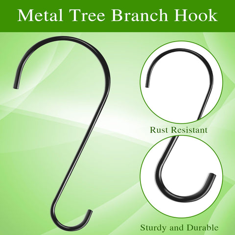 Dreecy heavy-duty S hook ready for outdoor bird feeders.