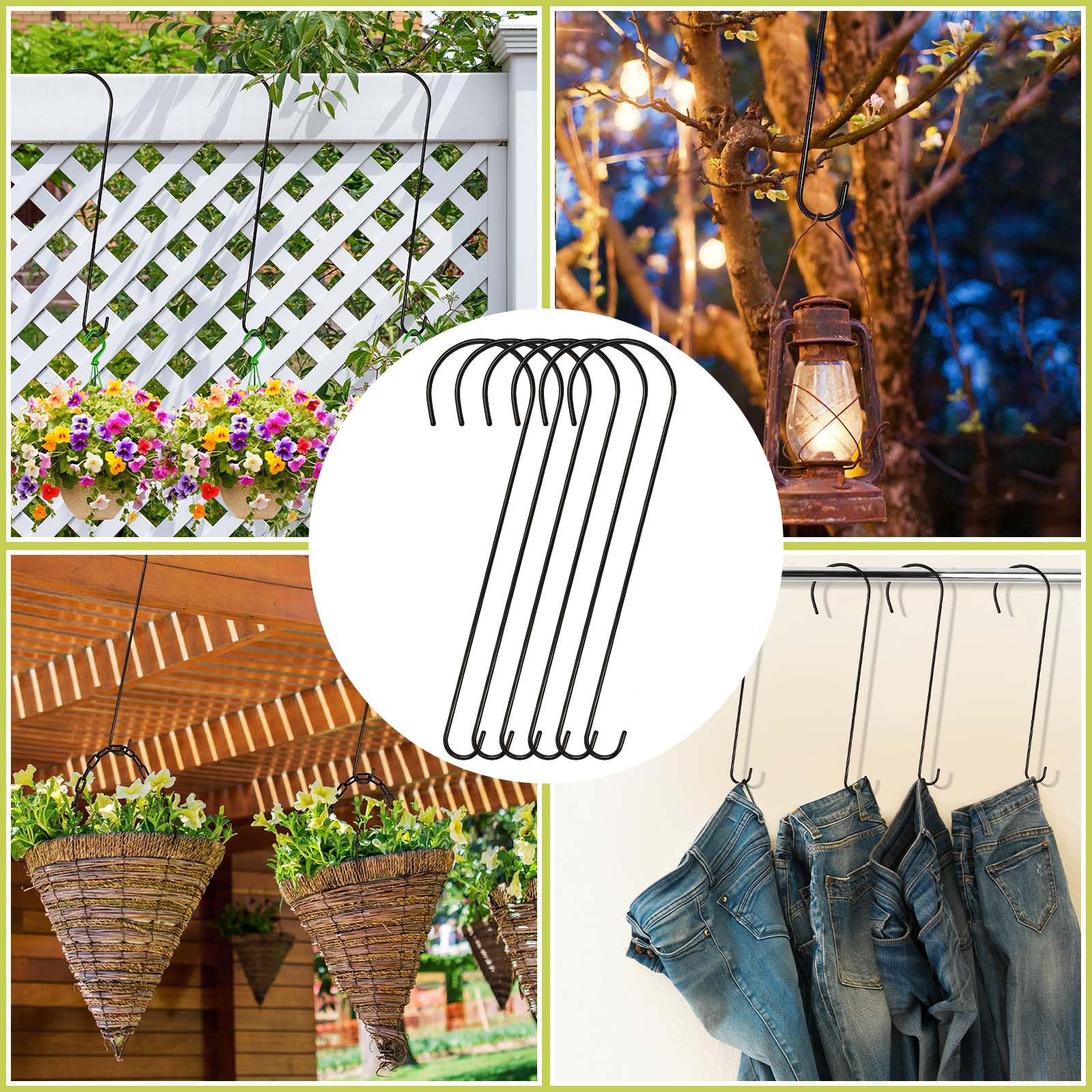 Dreecy 24in lights hanger supports strings of lights safely on trees.