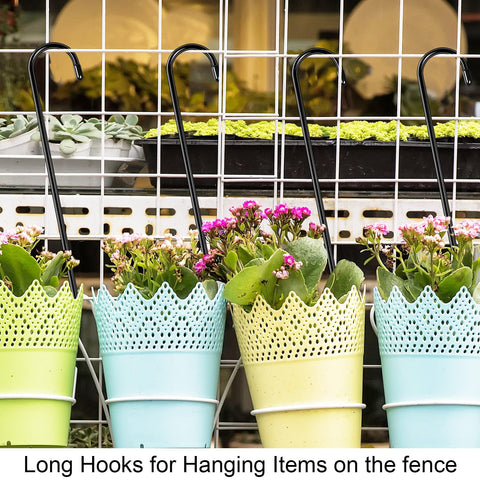 Dreecy rust-resistant S hook suitable for outdoor use on patios.