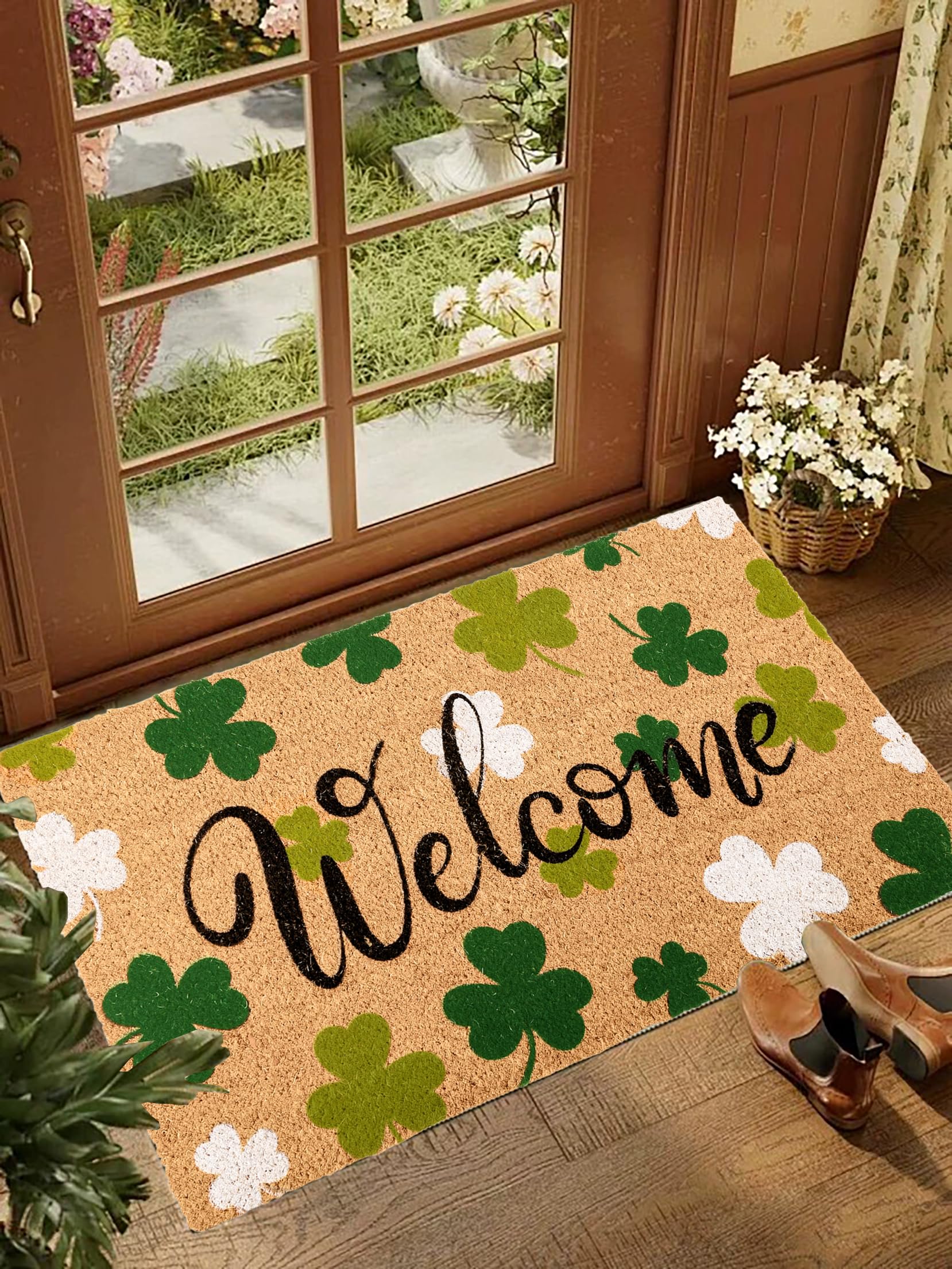 Dreelcny doormat presented as a thoughtful gift for hosts and friends