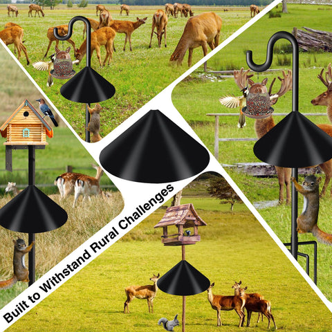 DreiPanda rotating-defense feature deters bold climbers by spinning them from the pole.