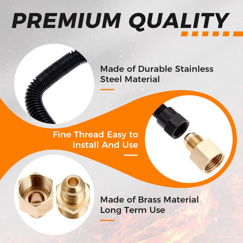 DRELD brass connector close-up highlighting easy replacement and a reliable seal