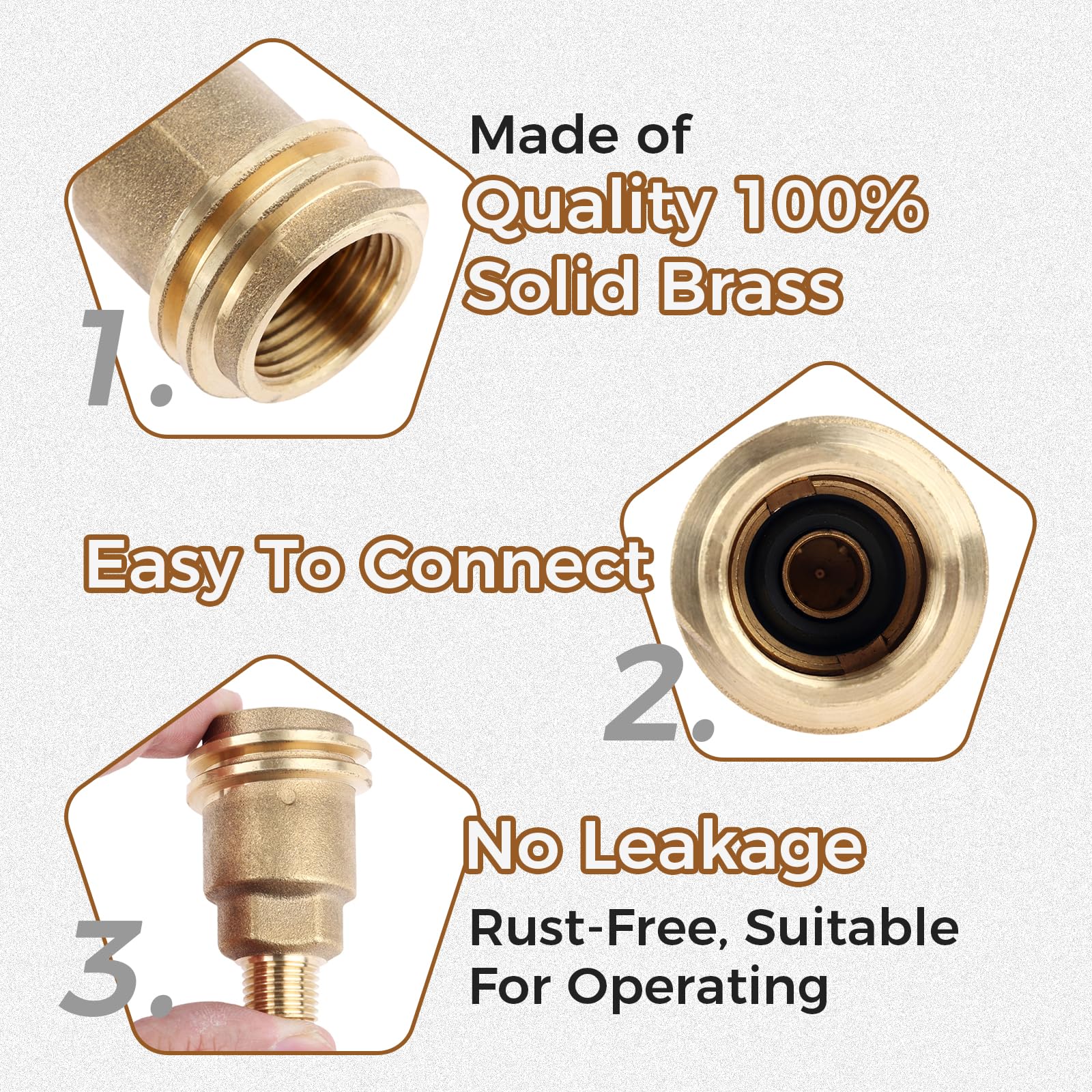 DRELD QCC1 to 1/4 inch MPT adapter enabling easy tank swaps.
