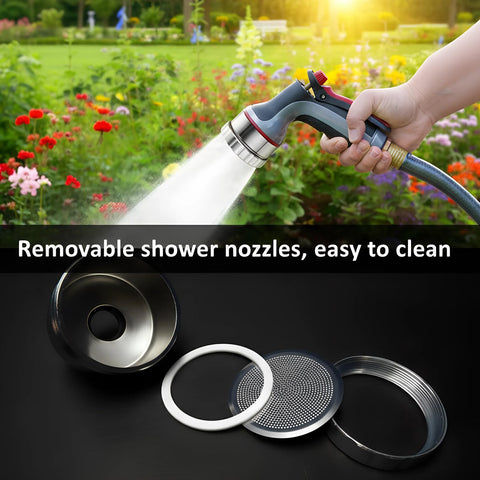 Dreyoo 3/4 inch GHT thread compatibility for easy hose attachment.