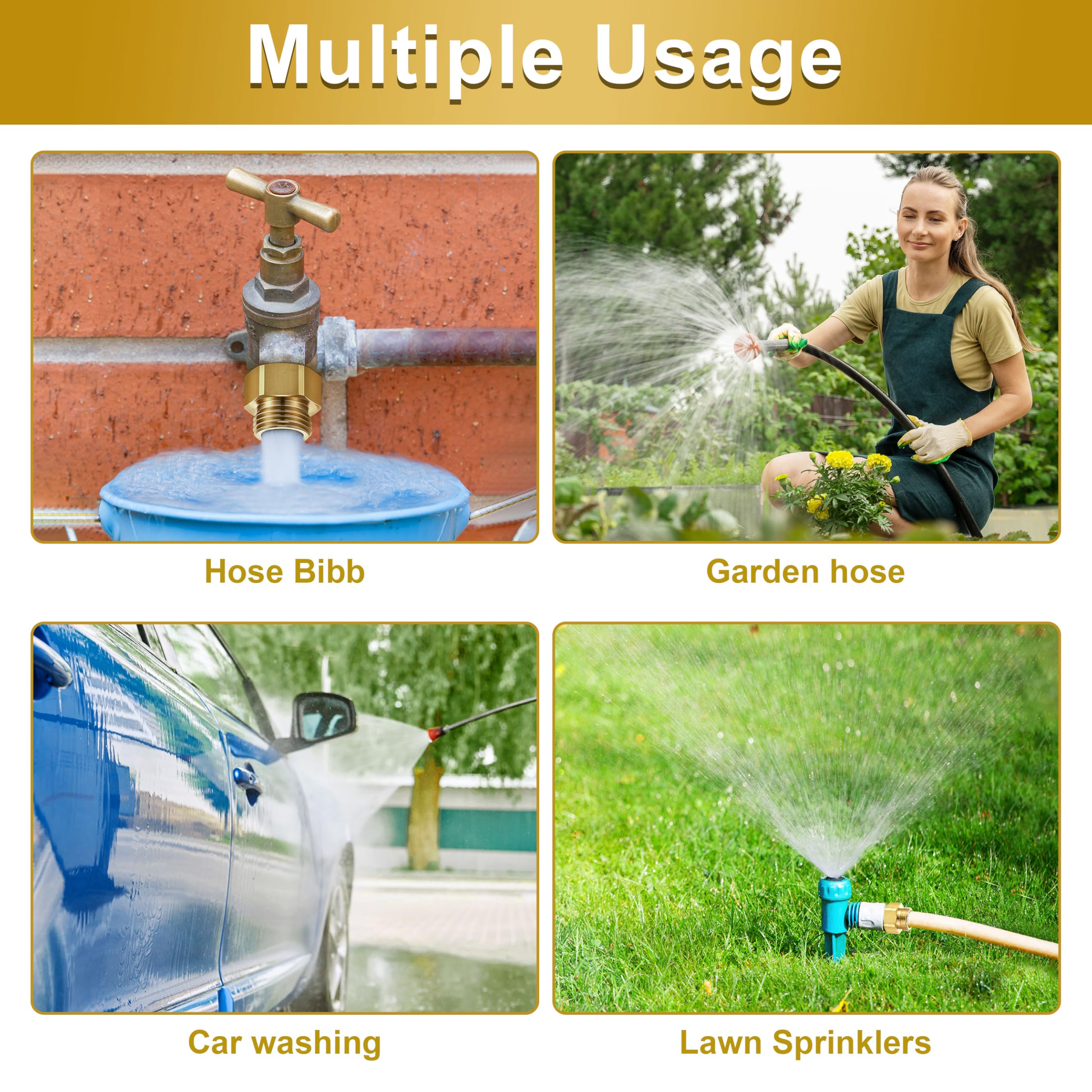Brass adapter replaces anti-siphon device, enabling wider compatibility.
