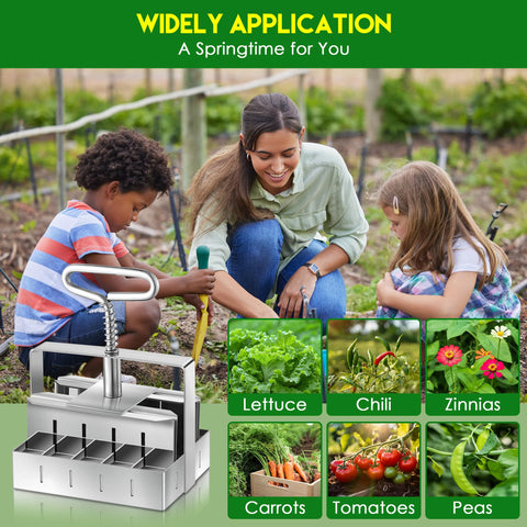 Dreyoo 3/4 inch blocks enable uniform transplant-ready seeds