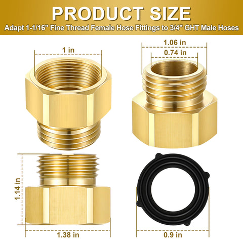 Dreyoo hex head design enables easy installation with a standard wrench.