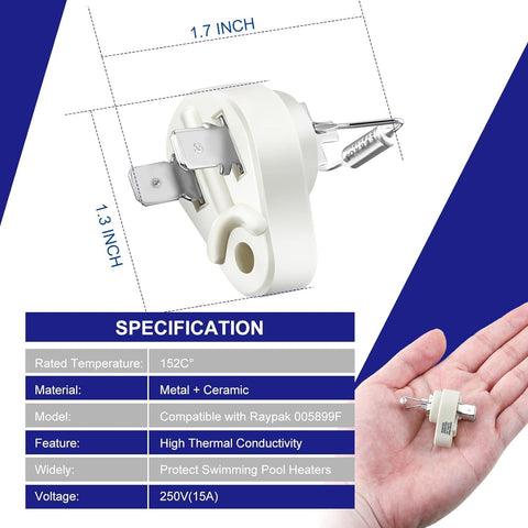 Dreyoo Raypak/Zodiac compatibility graphic highlighting easy replacement