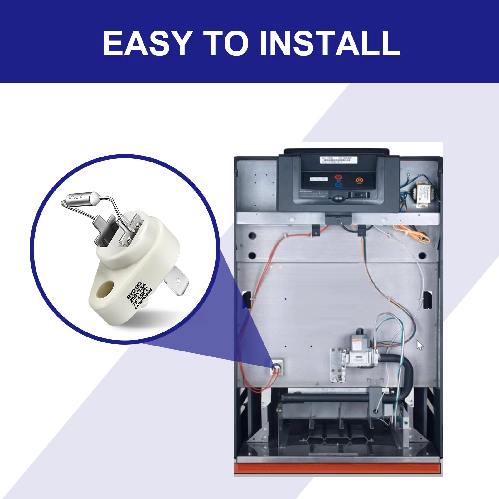 Dreyoo rollout-switch replacement kit image showing straightforward installation