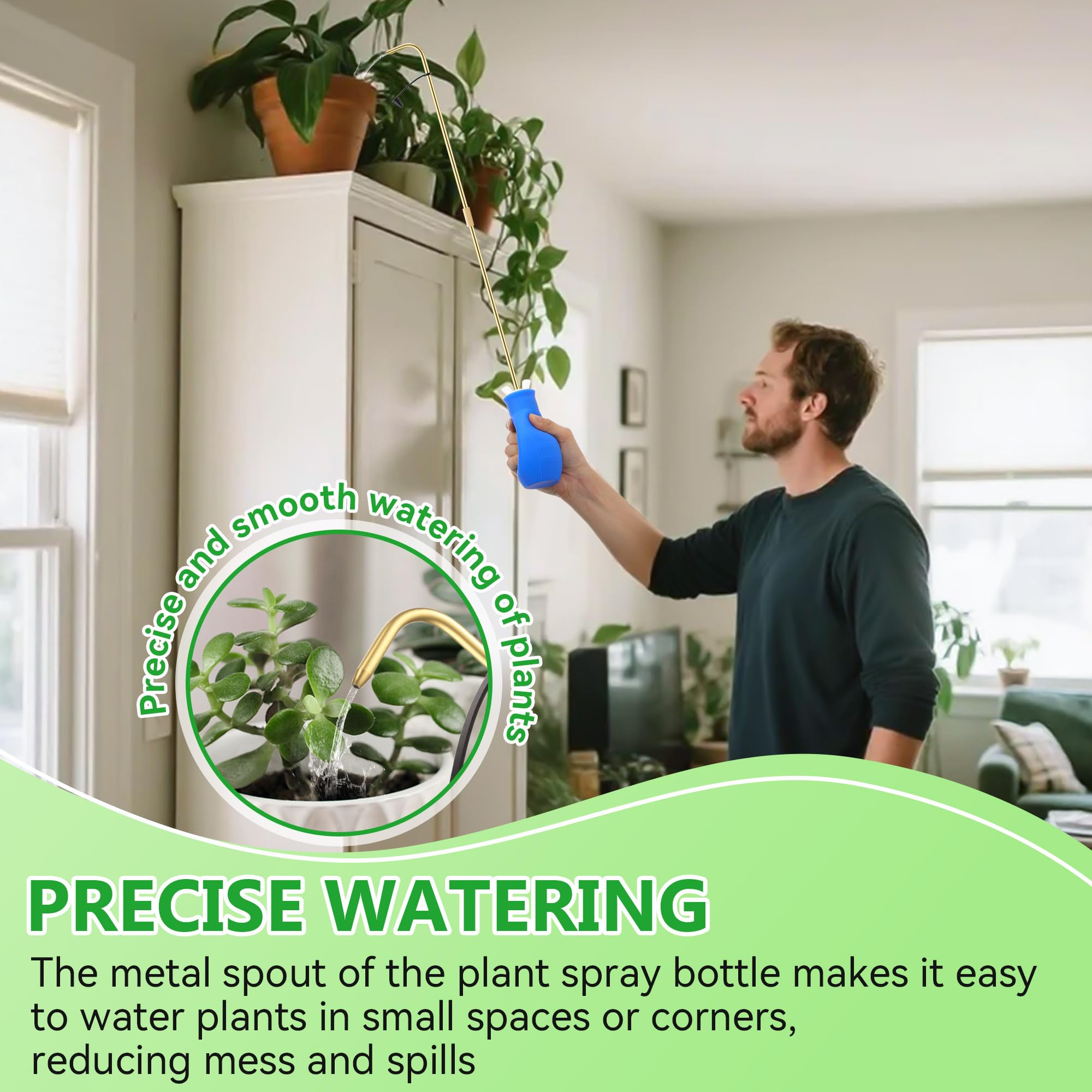 Dreyoo durable rubber and brass design for long lasting plant care