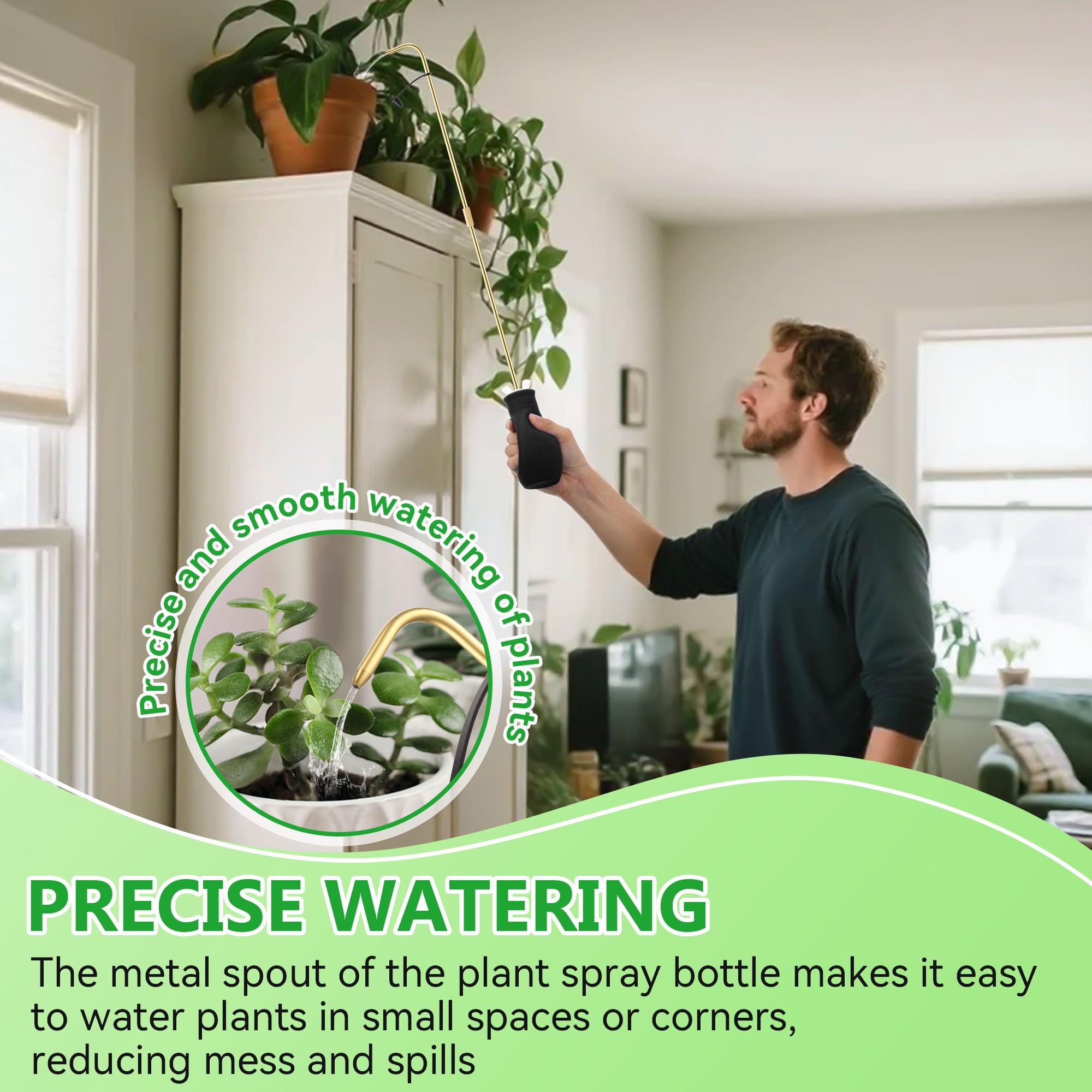 Dreyoo Squeeze Bottle ideal for hanging baskets and wall planters.