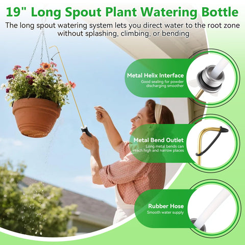 Dreyoo Squeeze Bottle has leak-resistant construction with brass tube.